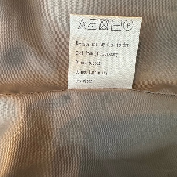 Light heathered/dove gray wool moto jacket size M - Picture 4 of 4